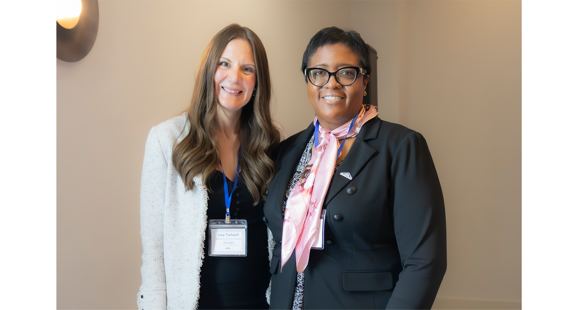 LRW President Lisa Tackach with Dianne Barnett