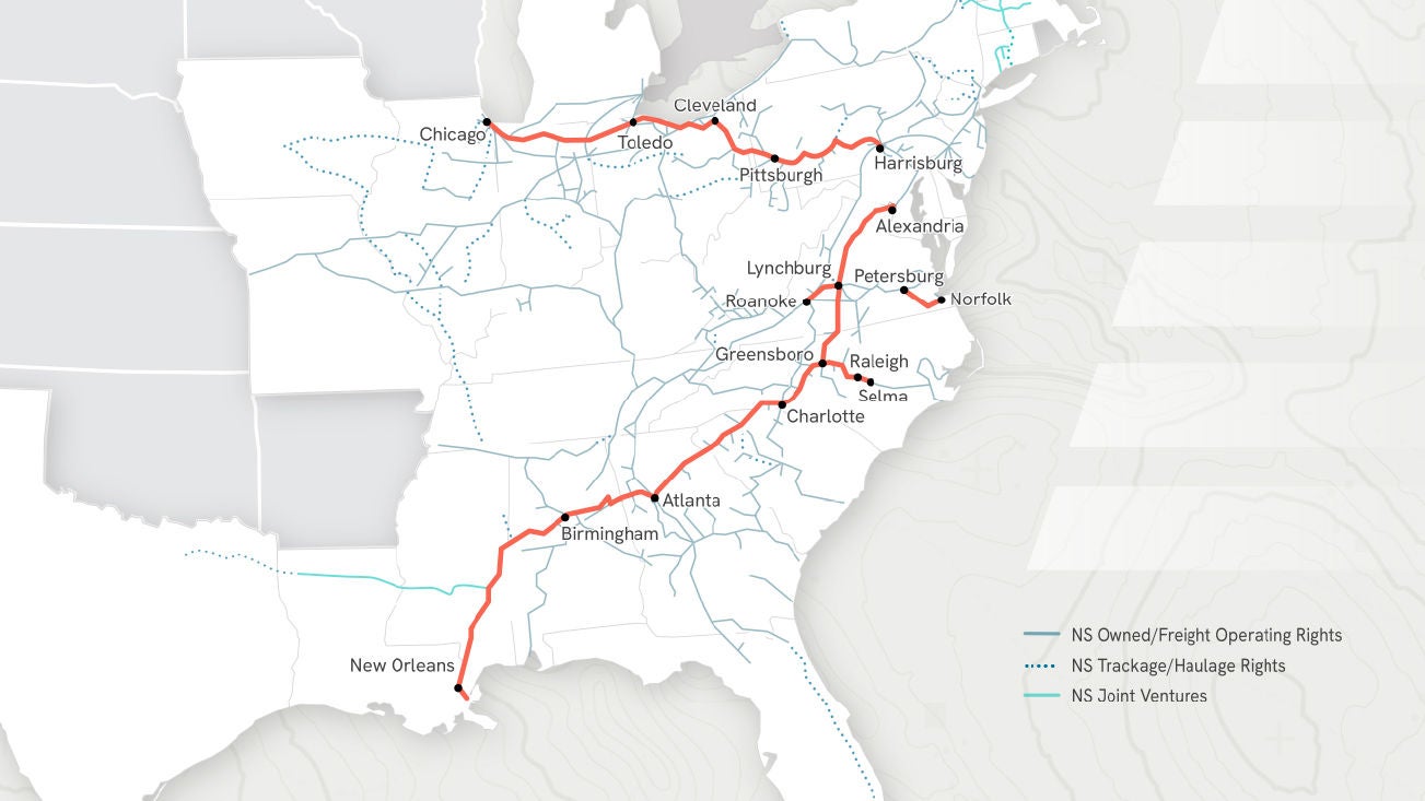 Passenger Rail Map