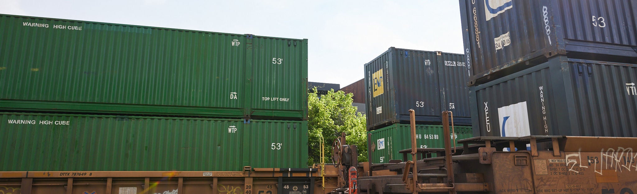 Intermodal containers railroad fuel surcharges