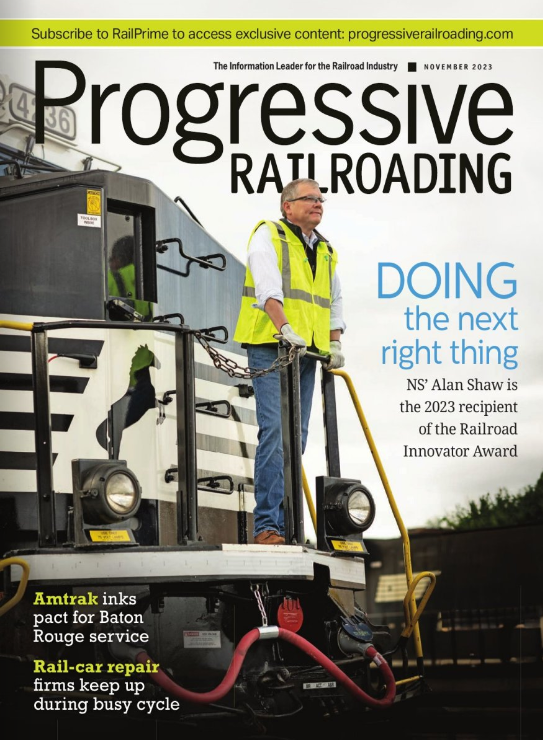 Alan Shaw named Railroad Innovator of the Year