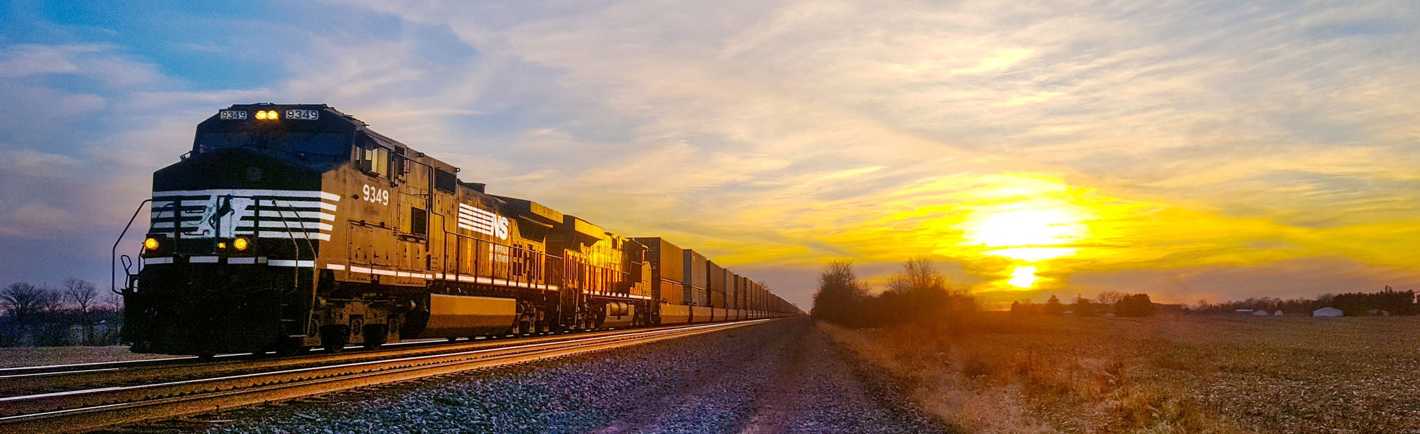 Sunrise on the plains transmodal