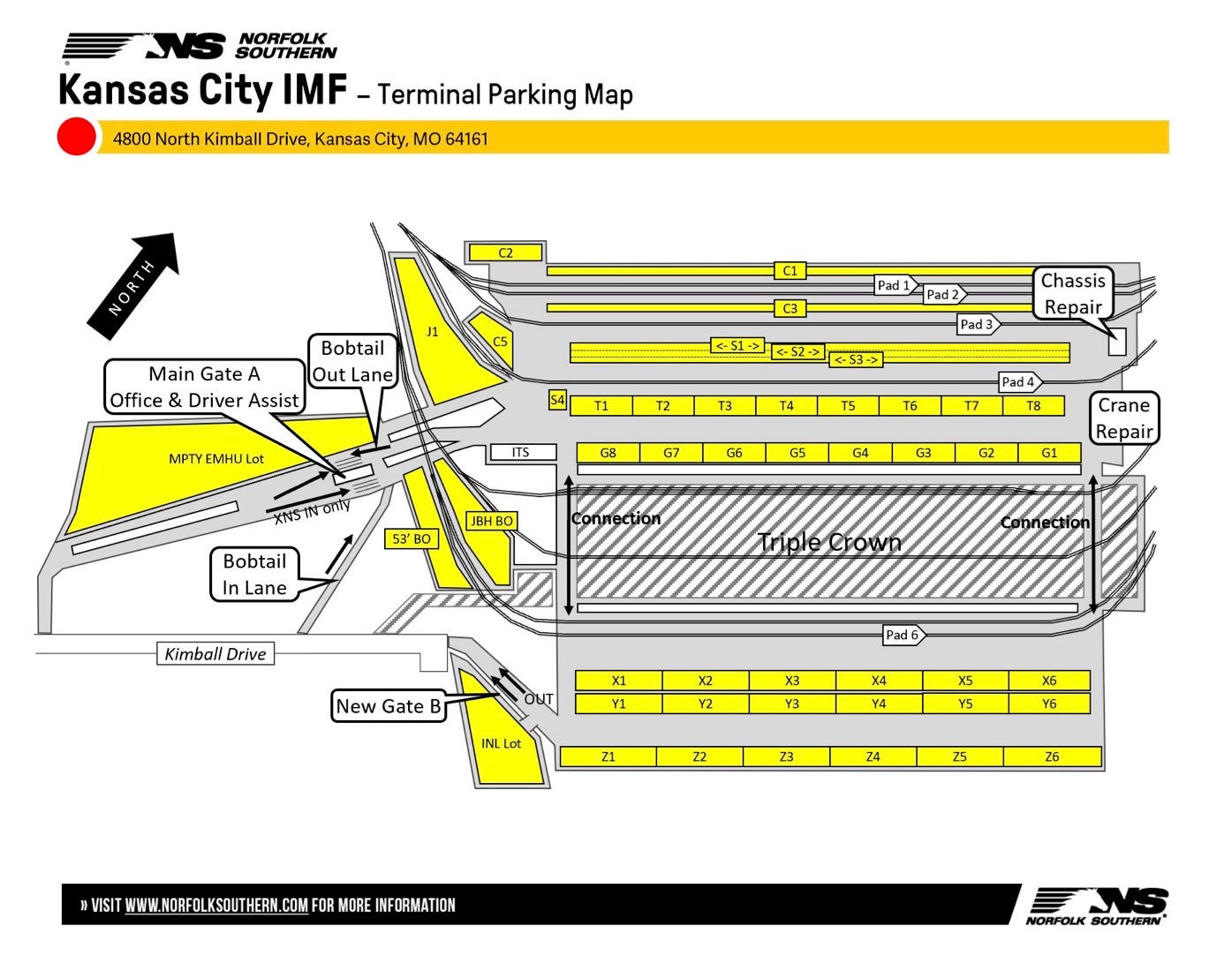Kansas City Terminal Map