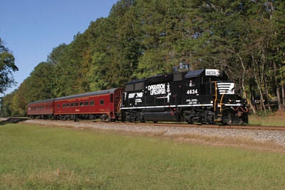 The Norfolk Southern Operation Lifesaver safety train aims to raise public awareness about being safe and alert around railroad property and highway-rail grade crossings. (PRNewsFoto/Norfolk Southern Corporation)