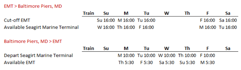 Terminal Hours