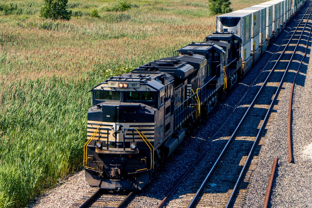 Lading file a claim Norfolk Southern train