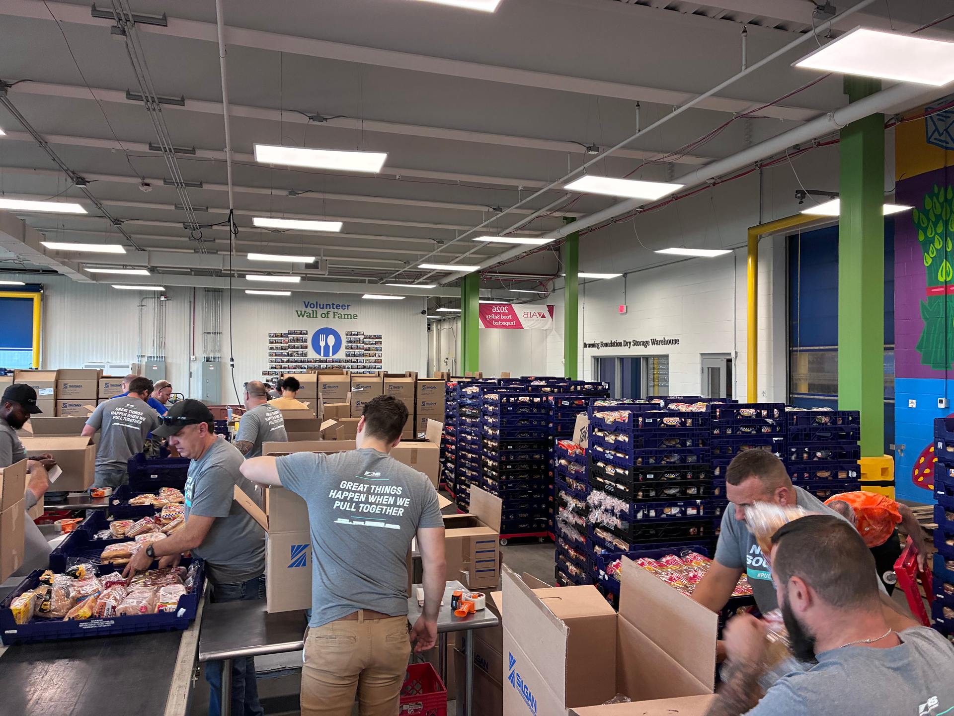 NS volunteers for Hunger Action Month 2026