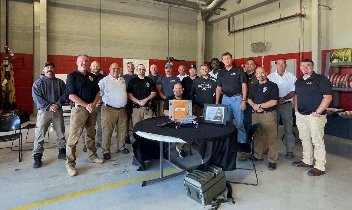 Group photo of Moody Fire Department celebration in Alabama