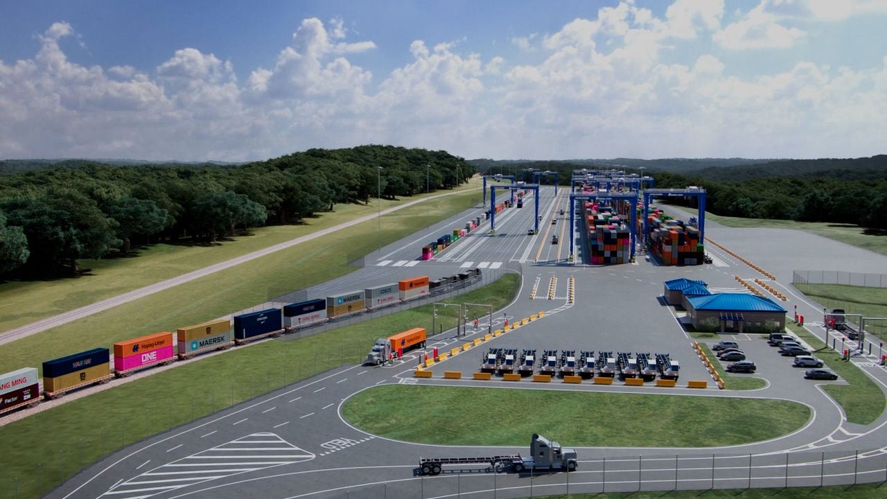 Site rendering of the Blue Ridge Connector, sourced through the Georgia Ports Authority on August 7, 2024.
