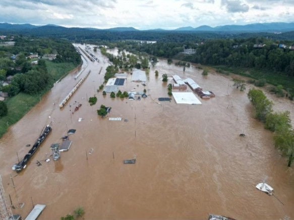 Flooding-Aerial