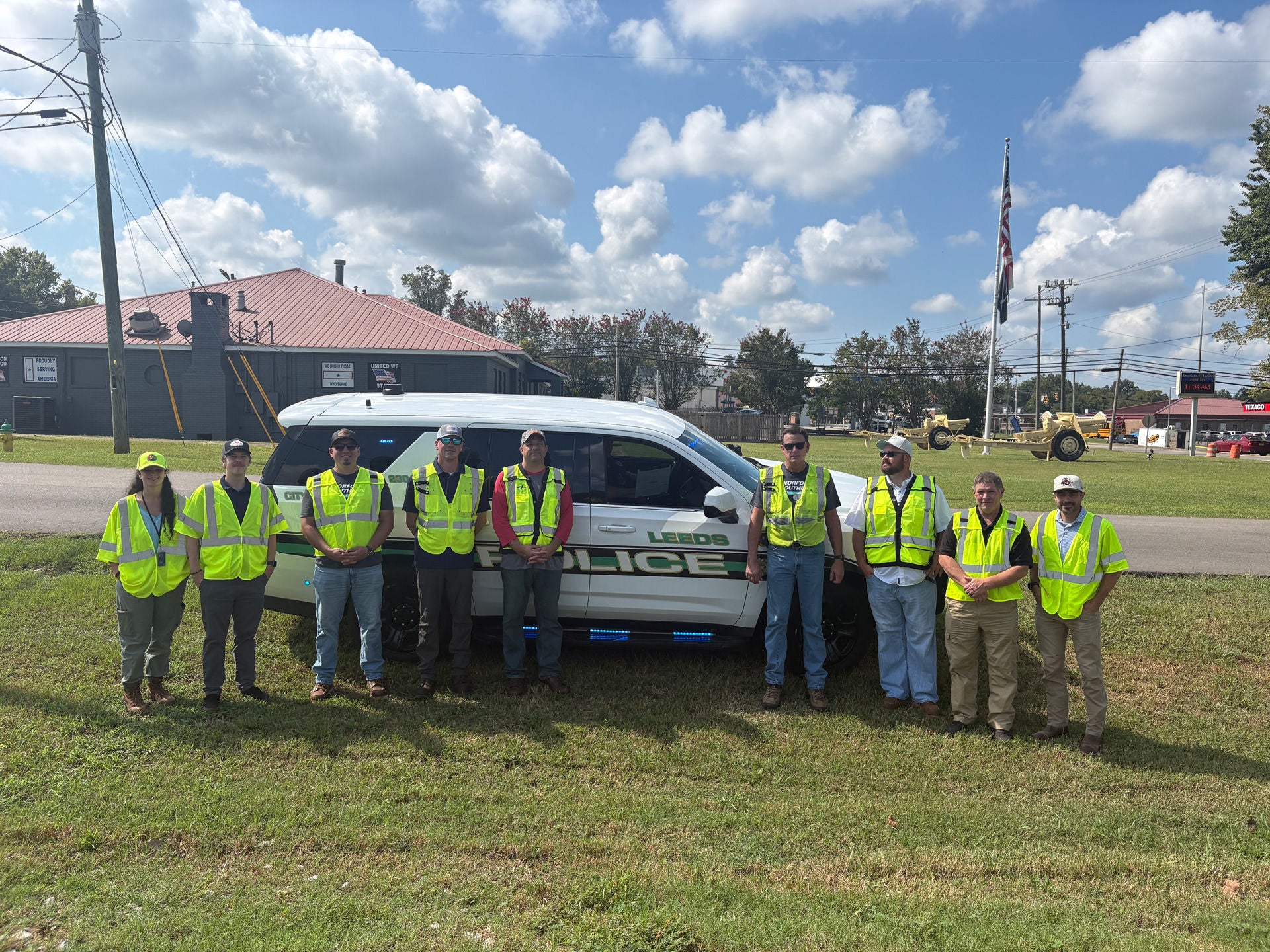 Norfolk Southern Rail Safety Week volunteers in Leeds, Alabama