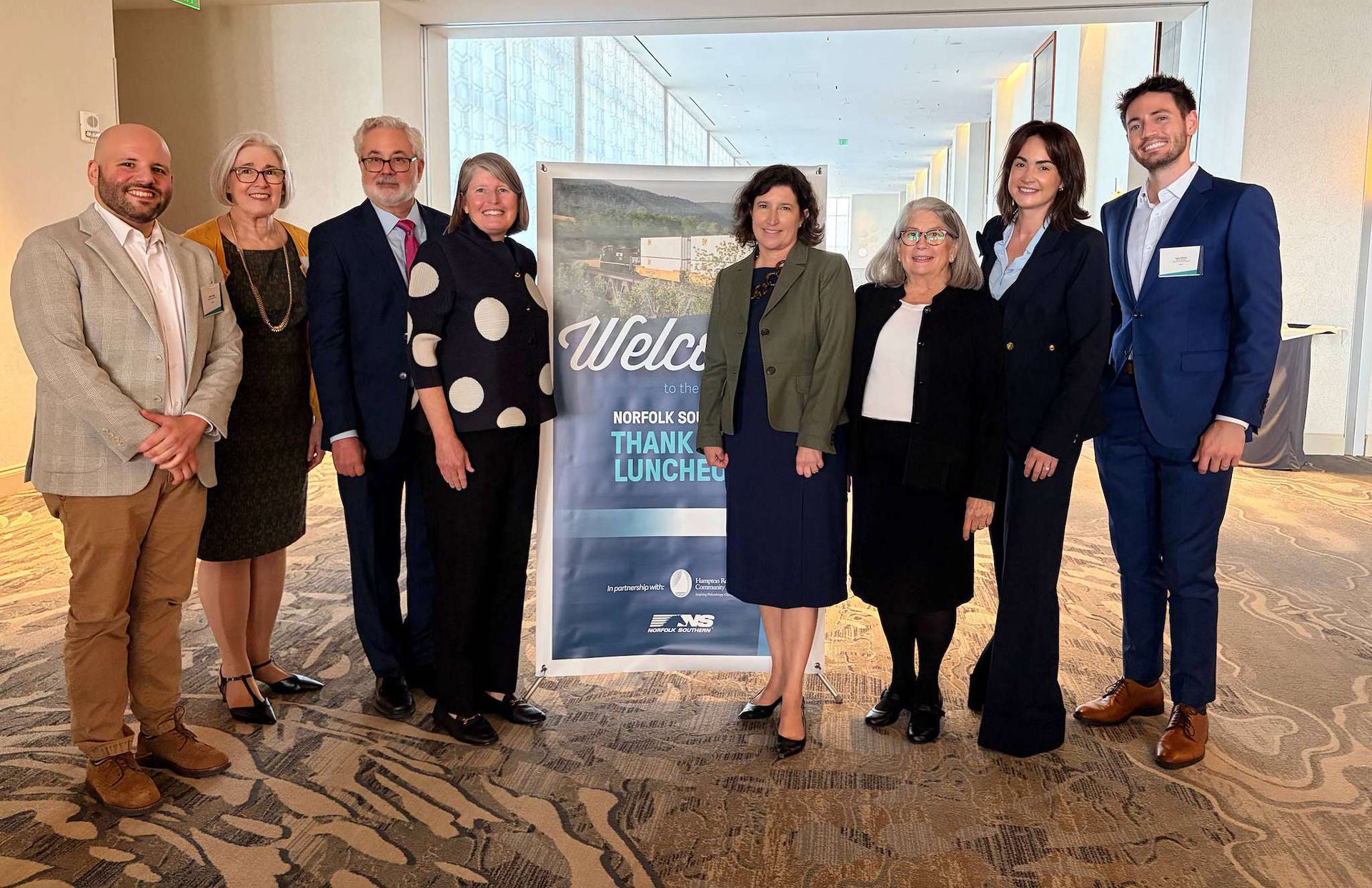Group photo of Team NS at October 23, 2026 luncheon in Hampton Roads