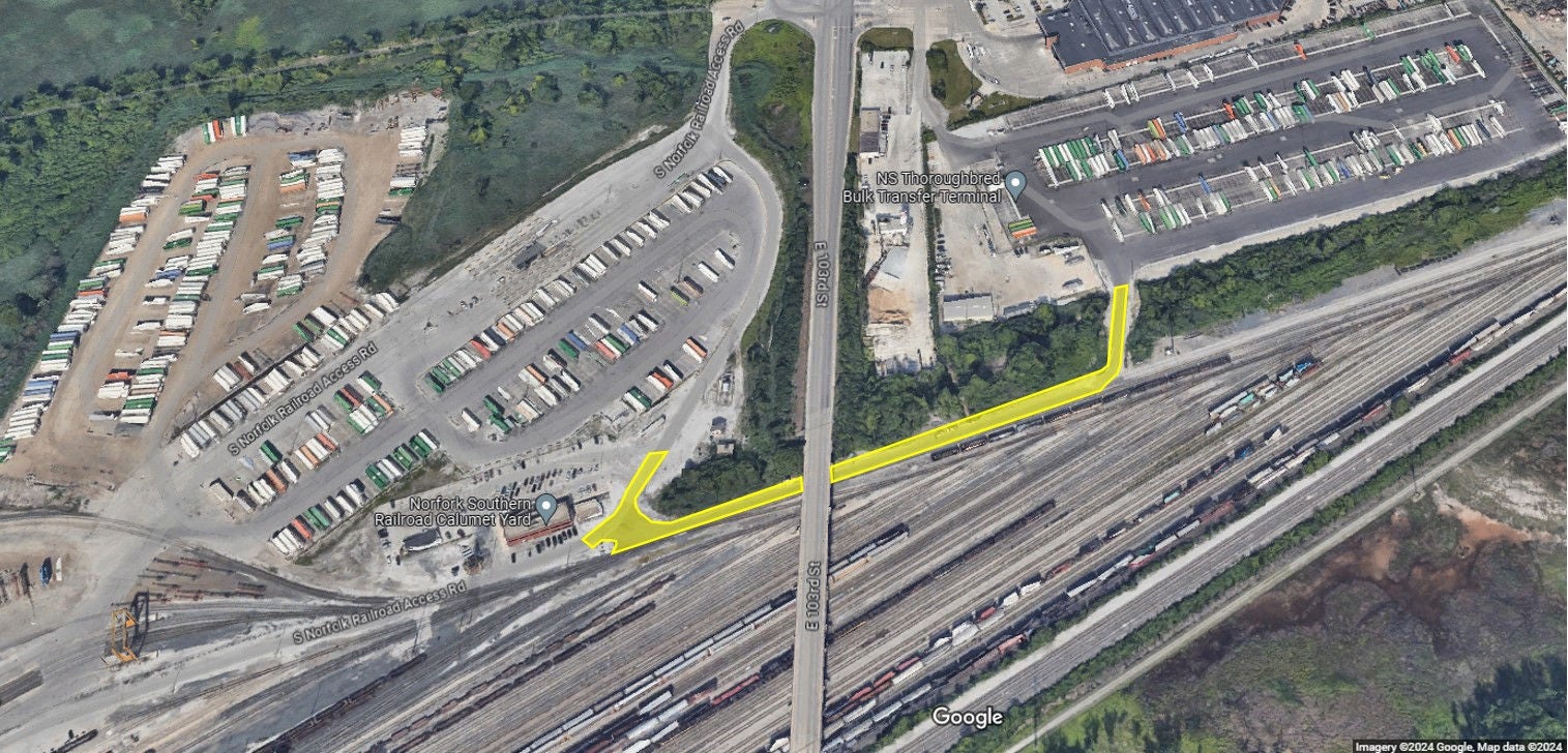 Calumet IMF Service Road Temporary Closure