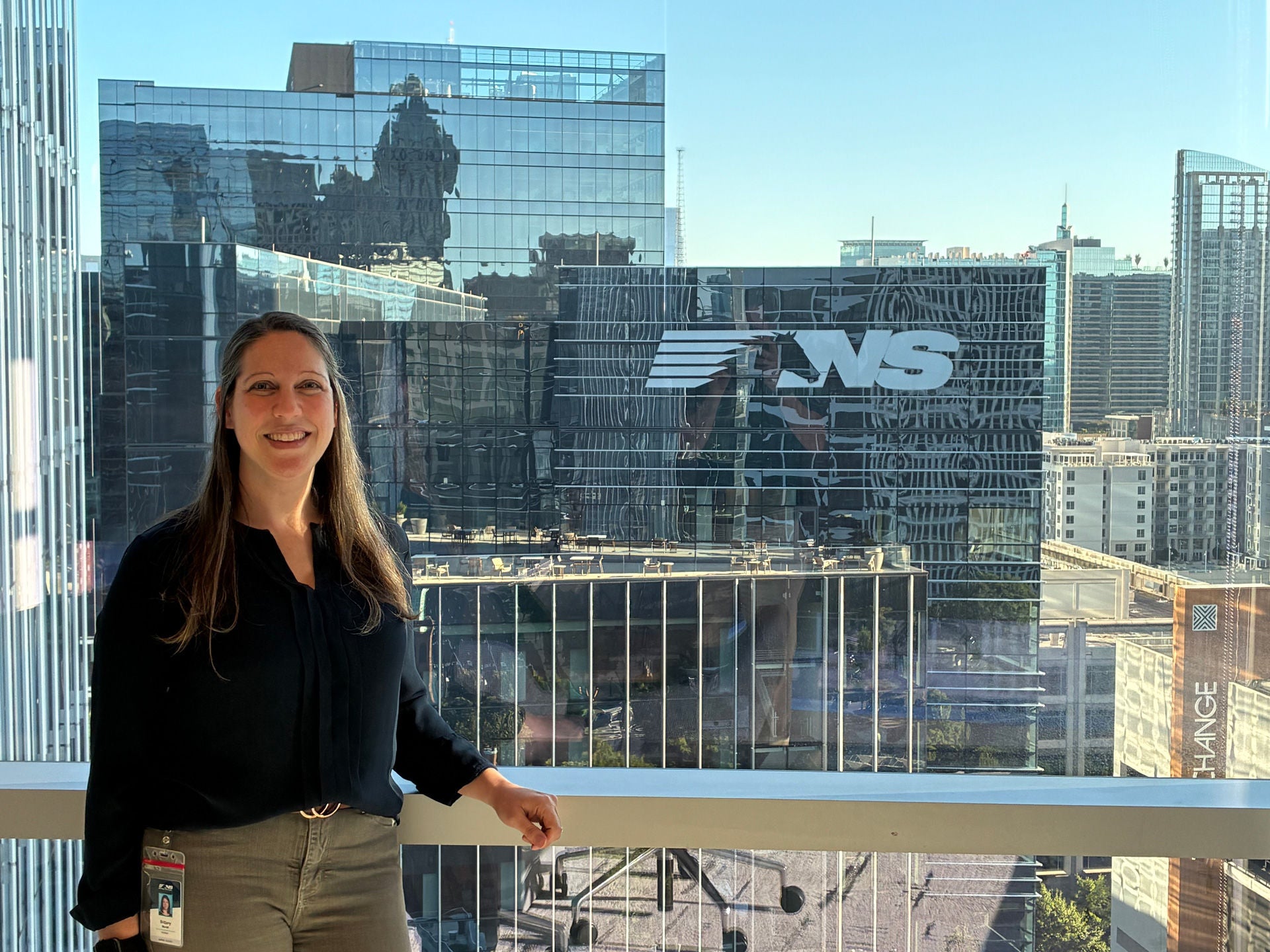 Britt Morrell at Norfolk Southern headquarters