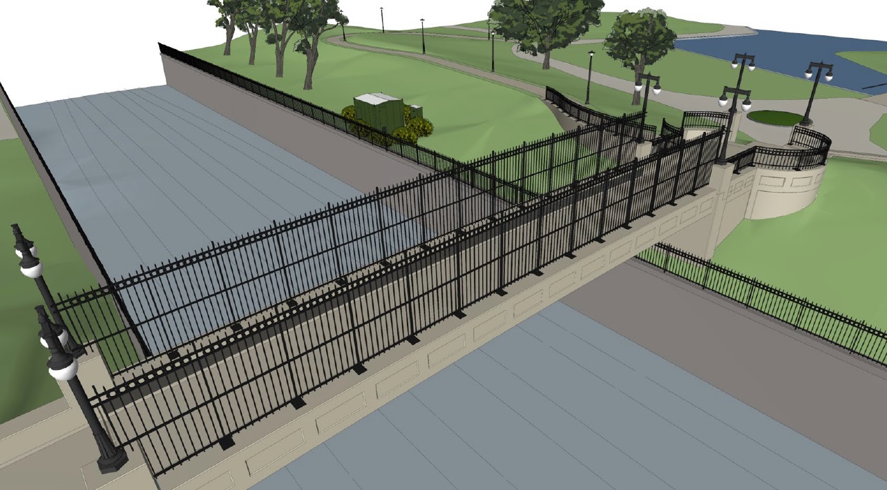Replacement work begins on Allegheny Commons pedestrian bridge