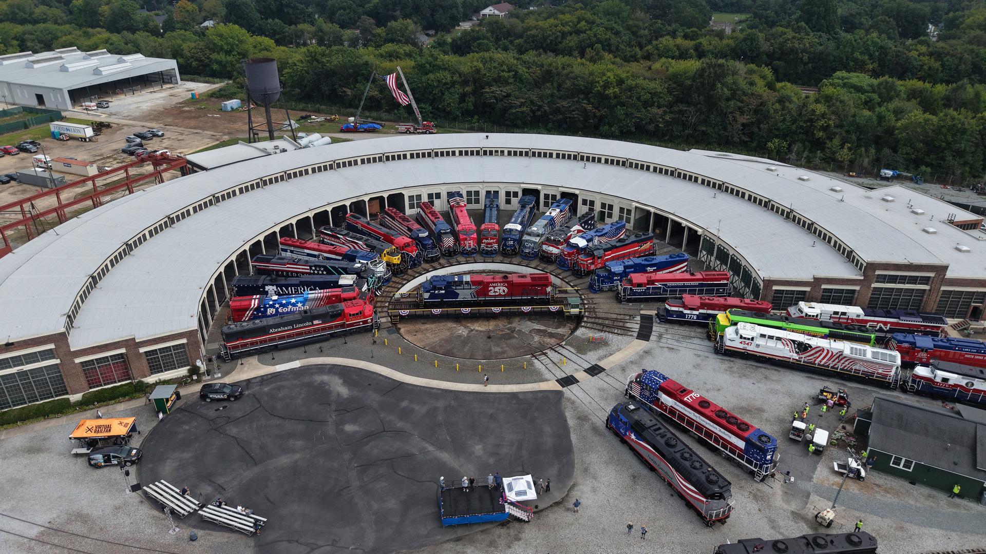 Norfolk Southern joins rail industry for historic America 250 locomotive gathering
