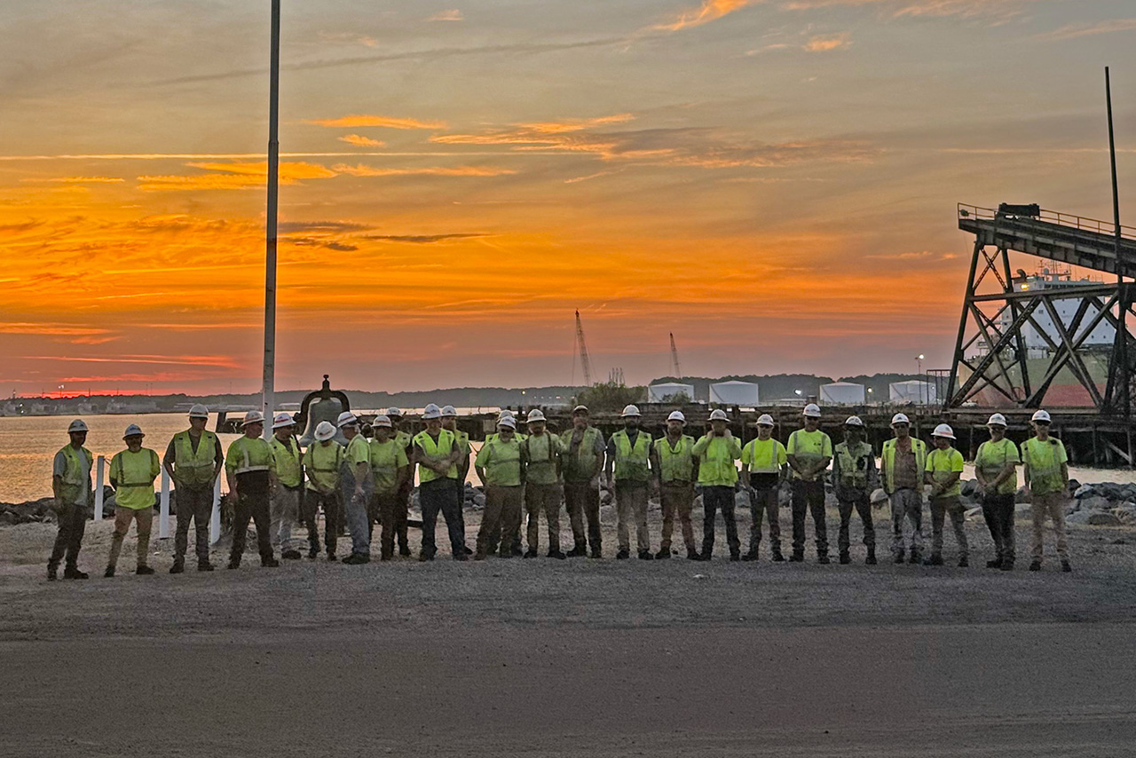 Engineering precision at Lamberts Point