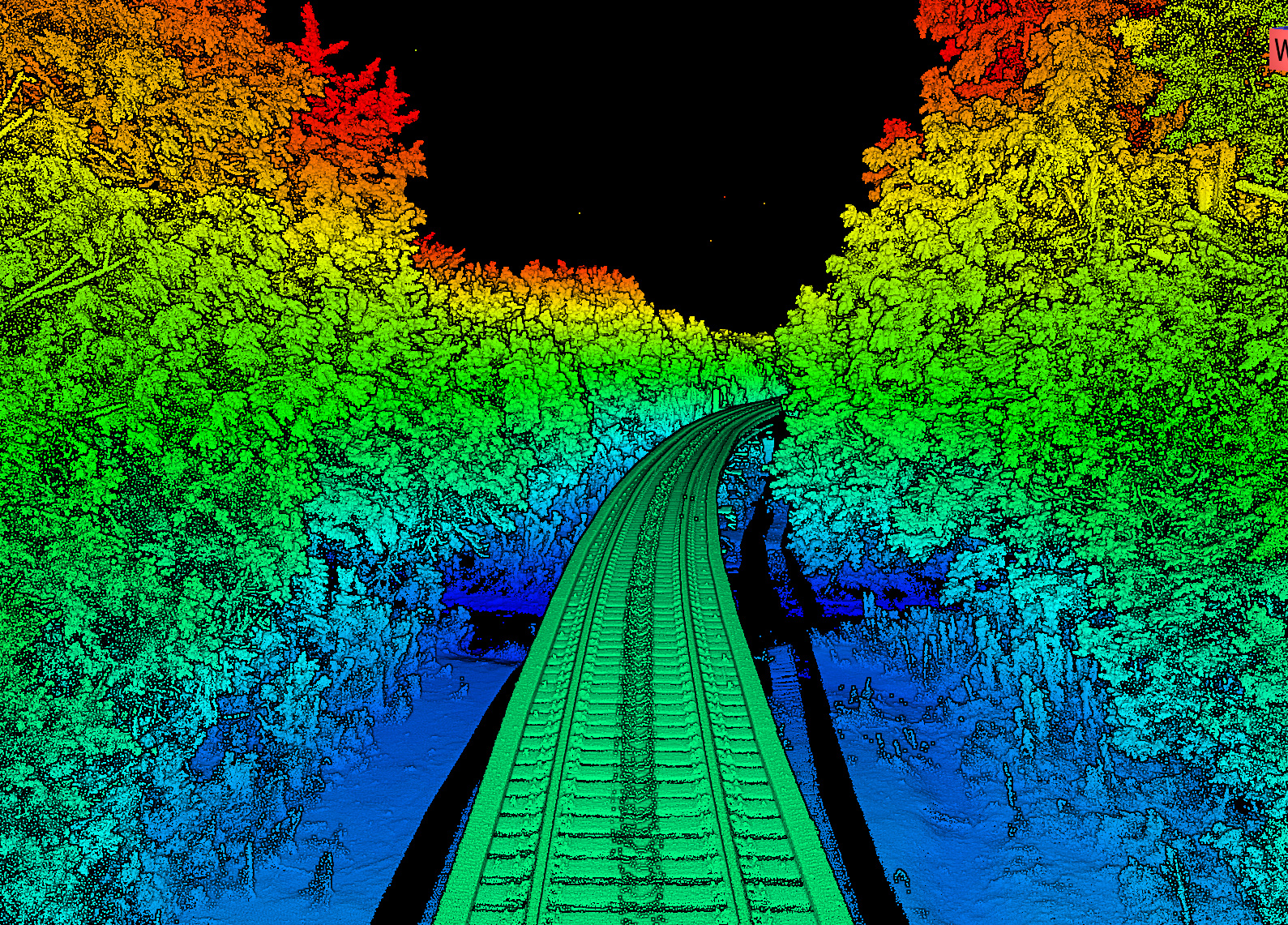How LiDAR technology is helping Norfolk Southern see the railroad differently