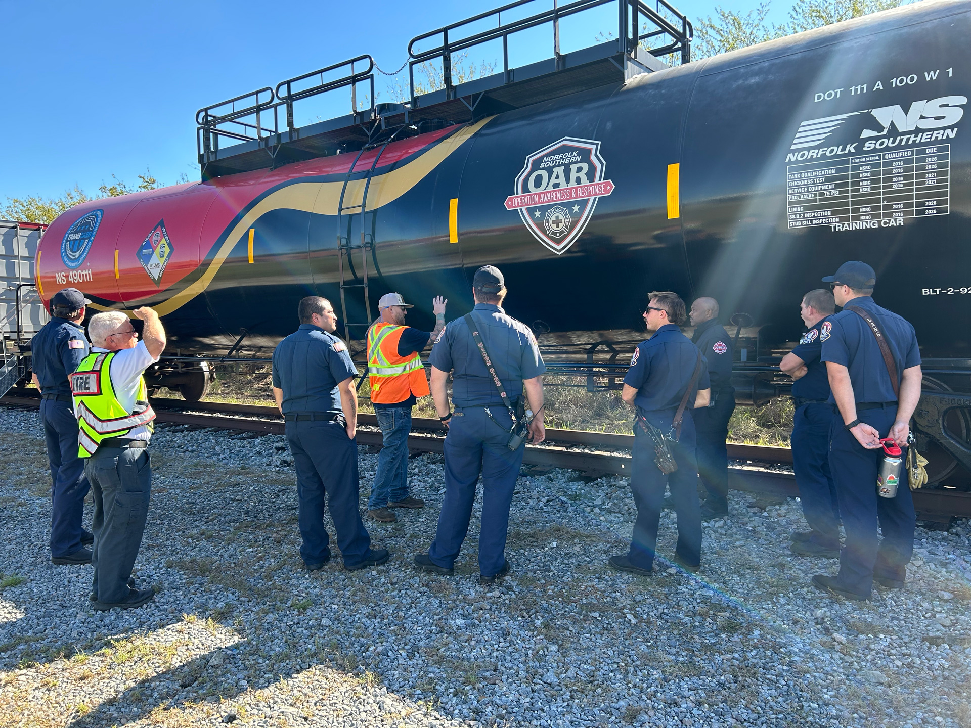 Norfolk Southern Safety Train helps Macon first responders prepare before emergencies happen
