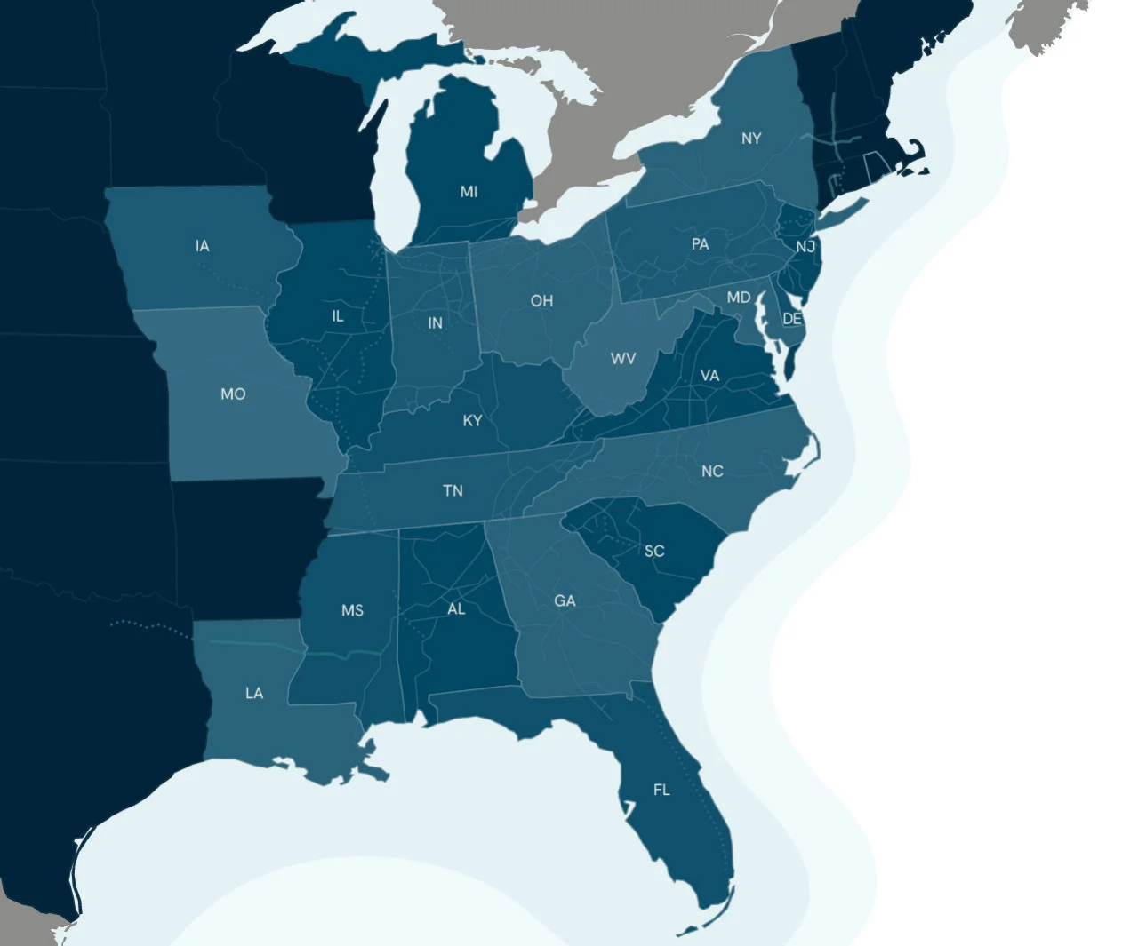 NS Grants Map
