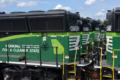 "Eco" locomotives (PRNewsFoto/Norfolk Southern Corporation)