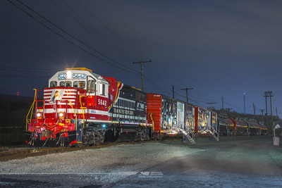 The Norfolk Southern hazmat safety train (PRNewsFoto/Norfolk Southern Corporation)
