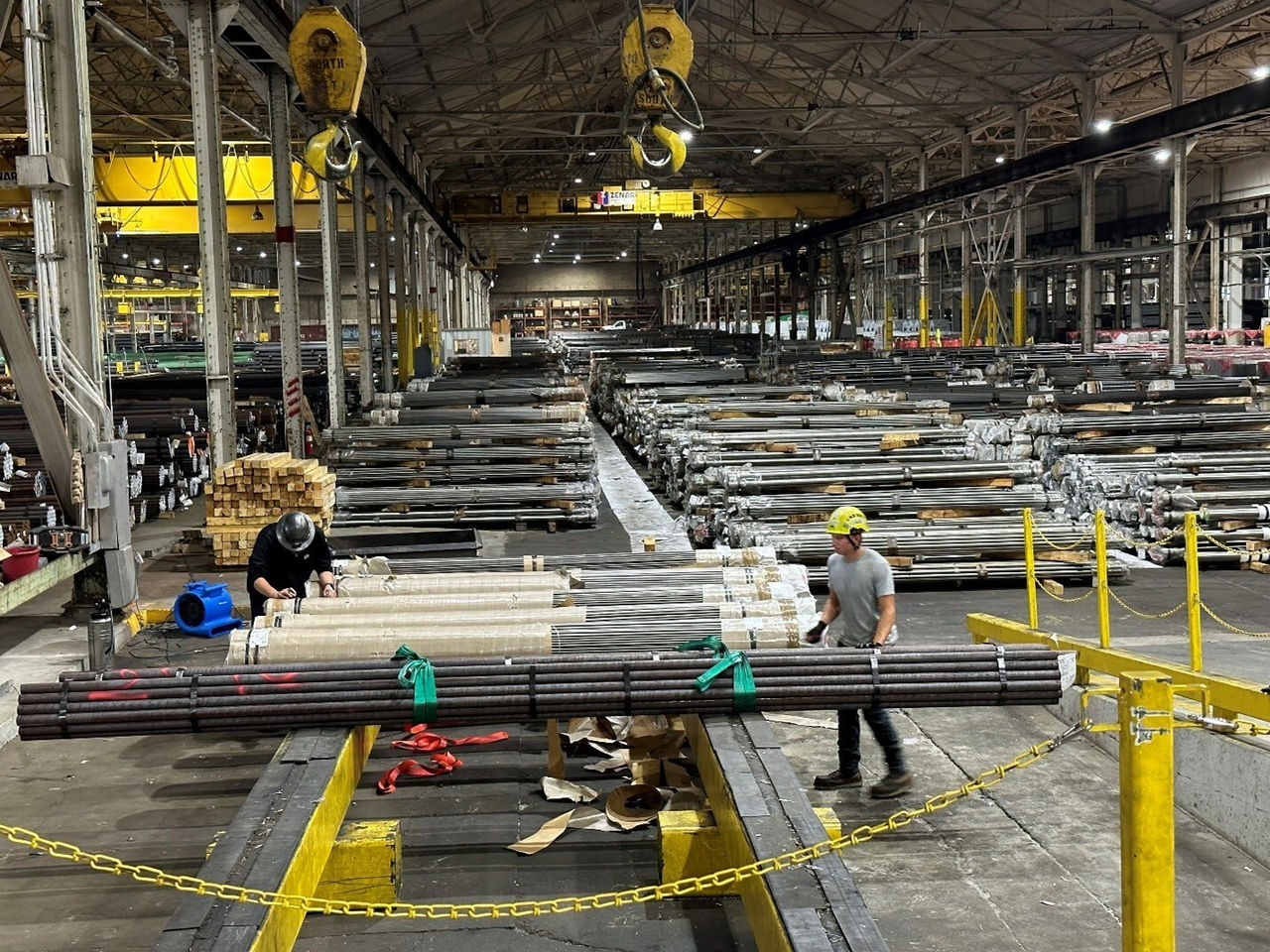 Interior view of the Great Lakes Reload facility.