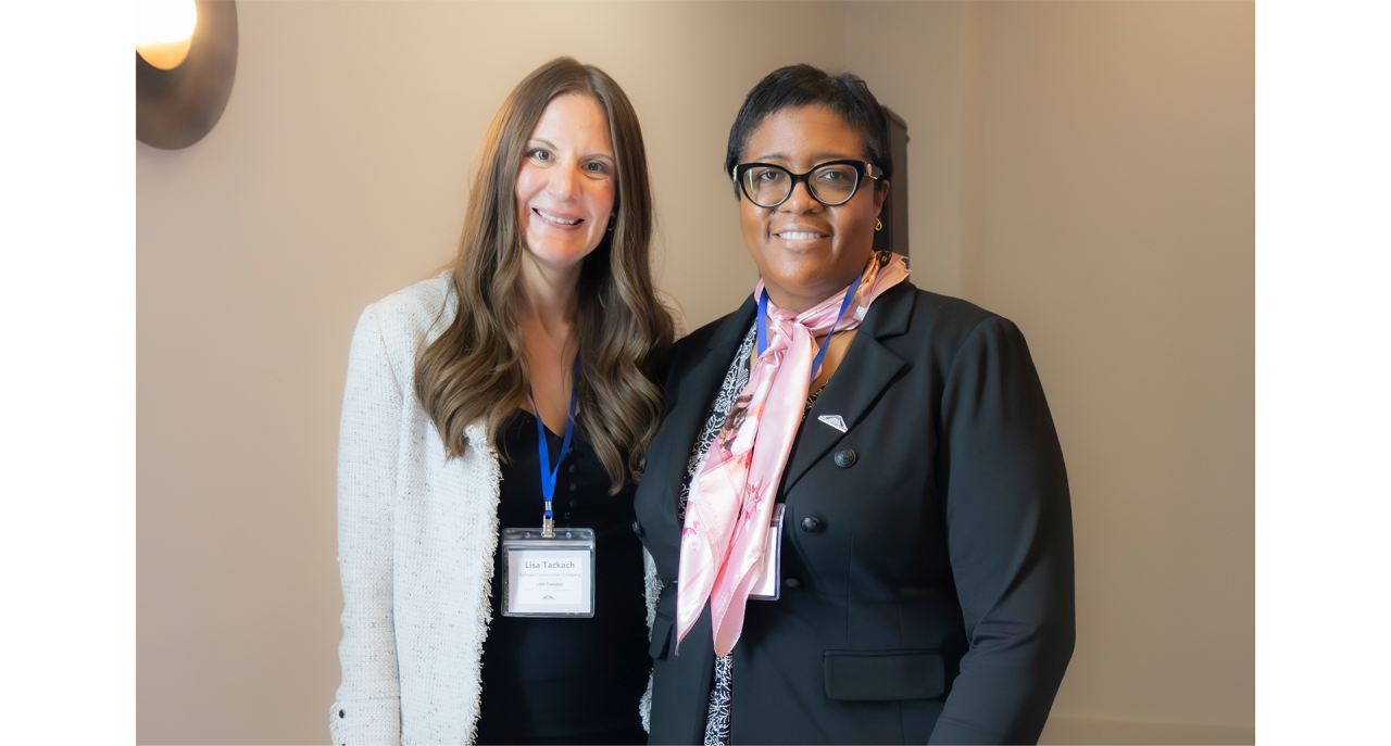 LRW President Lisa Tackach with Dianne Barnett