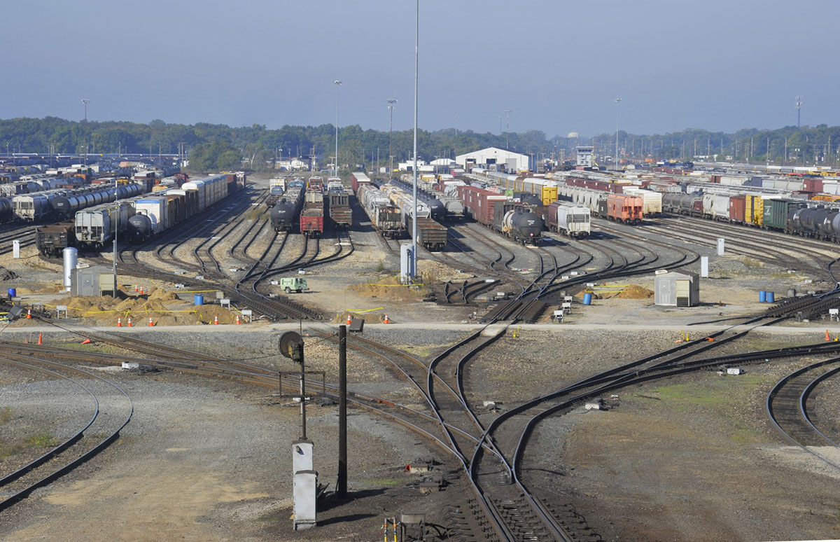 Aerial View of Elkhart Yard