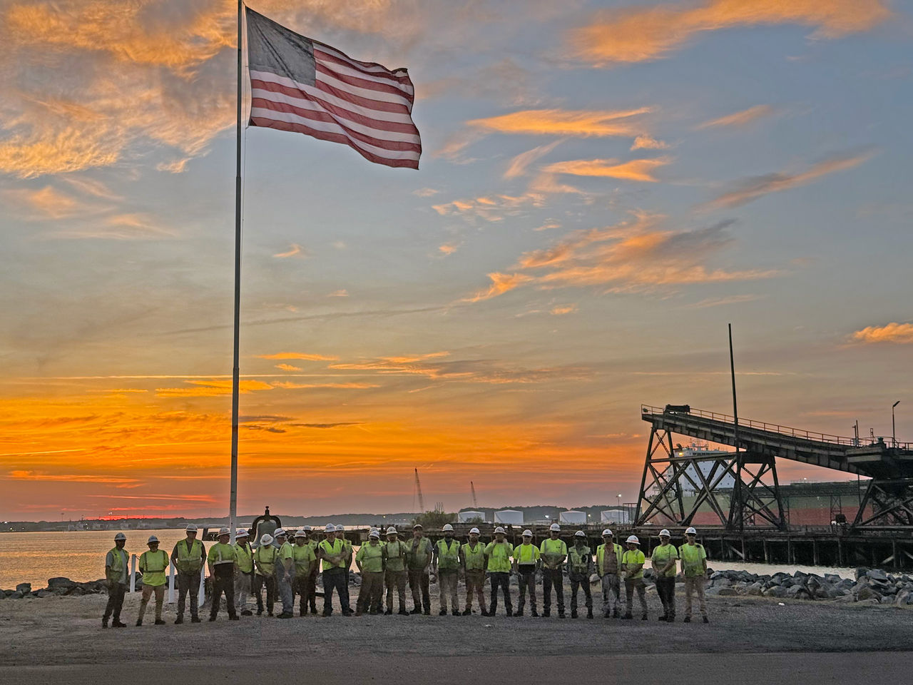 Lamberts Point South Kickback Track Upgrade crew