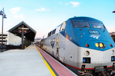 Norfolk Southern Roanoke Amtrak Image
