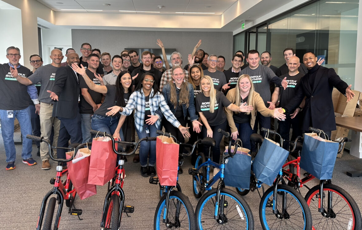 build a bike group picture