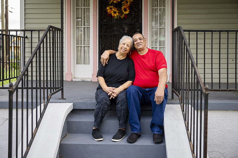Kickoff to Rebuild: This is Mark & Euritici Durandphone at 2239 St Roch Ave New Orleans, LA, 
©Kathy Anderson