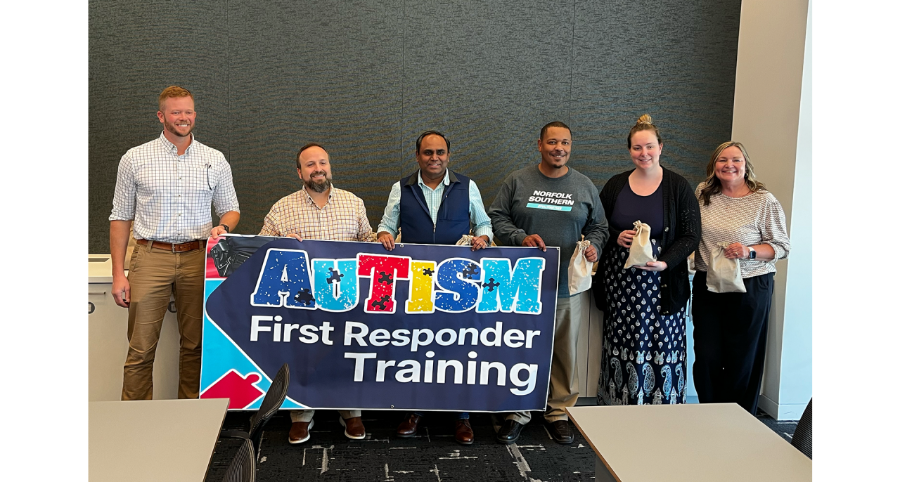 Autism first responder training group photo